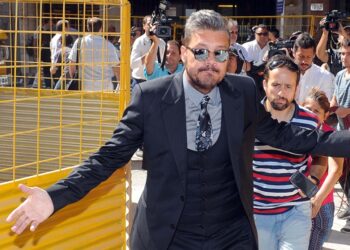 Hicieron pintadas contra Tinelli por su impugnación a la lista de la LPF