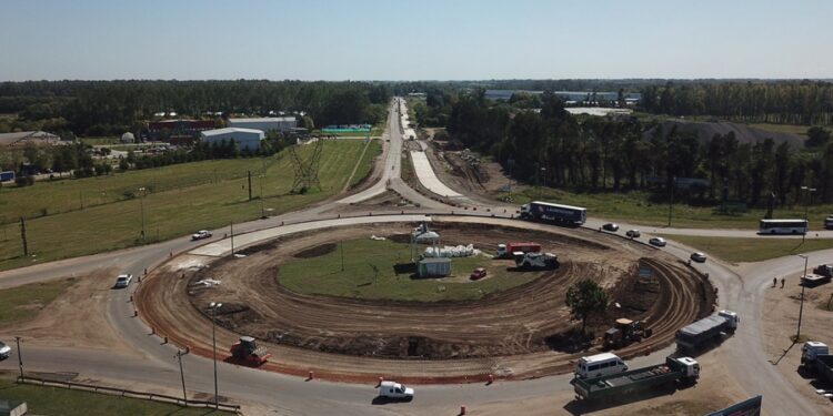 El Presidente recorrió obras de infraestructura en Moreno