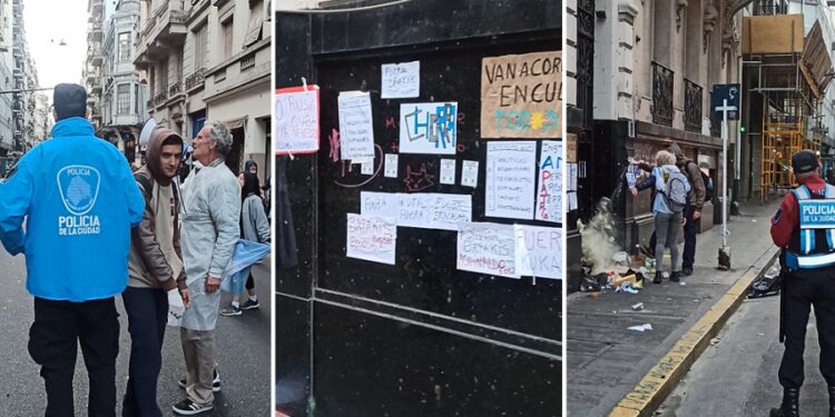Lanzaron amenazas de muerte contra la vicepresidenta frente al Instituto Patria