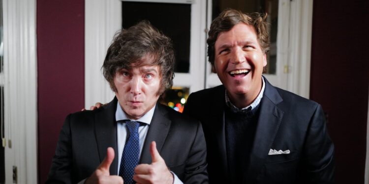 Fox News también reaccionó luego de la entrevista de Tucker Carlson a Javier Milei