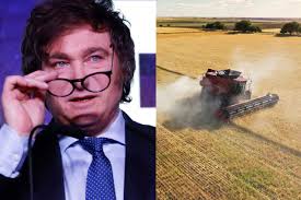 Advertencia de Milei: Retenciones subirán si el campo no liquida