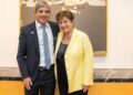 Luis Caputo se reunió con Kristalina Georgieva en Davos en la antesala de la nueva revisión del FMI