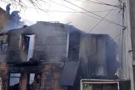 Incendio en un conventillo de La Boca