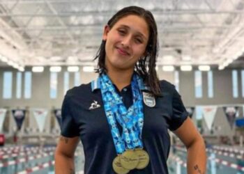 Agostina Hein brilla en los Juegos Suramericanos de la Juventud con cinco oros y un récord argentino