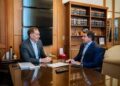 Santilli se reunió con el gobernador de Jujuy en Casa Rosada