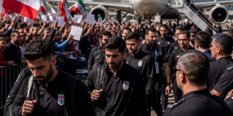 Mundial 2026: Irán llega a Los Ángeles entre expectativas de paz, pero con manifestaciones y tensiones