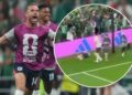 La sorprendente caída de Jordan Henderson: festejó la clasificación de Inglaterra y fue retirado en camilla del Azteca