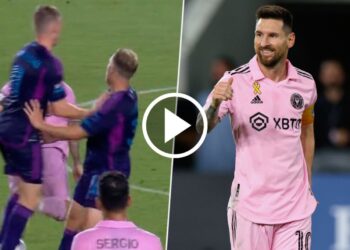 Un emotivo abrazo en el campo: el gesto de un rival hacia Messi que generó sonrisas