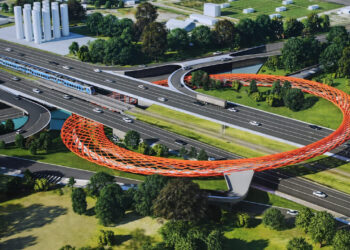 Progreso de la obra del anillo de conexión que mejorará el tránsito al norte de la Ciudad