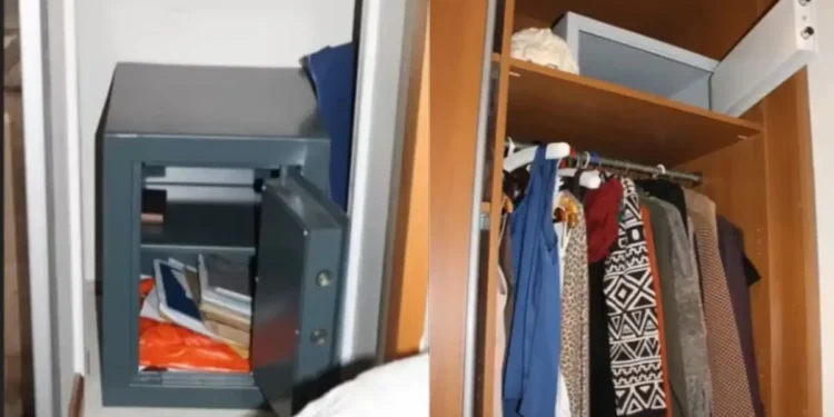 Causa Cuadernos: exhibieron fotos de la caja fuerte hallada en la casa de Cristina Kirchner en El Calafate